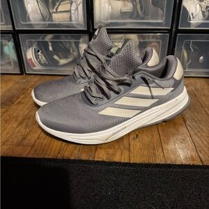 Adidas DreamStrike Gray and White Athletic Sneakers